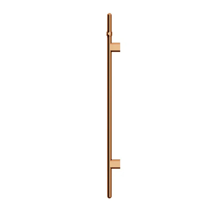 Meir Vertical Heated Towel Rail - Lustre Bronze