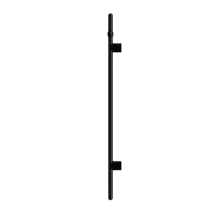 Meir Vertical Heated Towel Rail - Matte Black