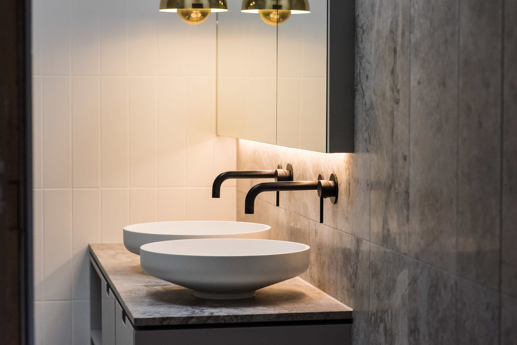 Meir Round Wall Mixer Finish Only - Matte Black
