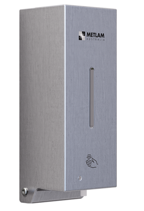 Metlam Auto Square Foam Soap Dispenser - Satin Stainless Steel
