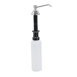 Metlam In Basin/Vanity Soap Dispenser Bright Chrome Piston in Bright Chrome Plate