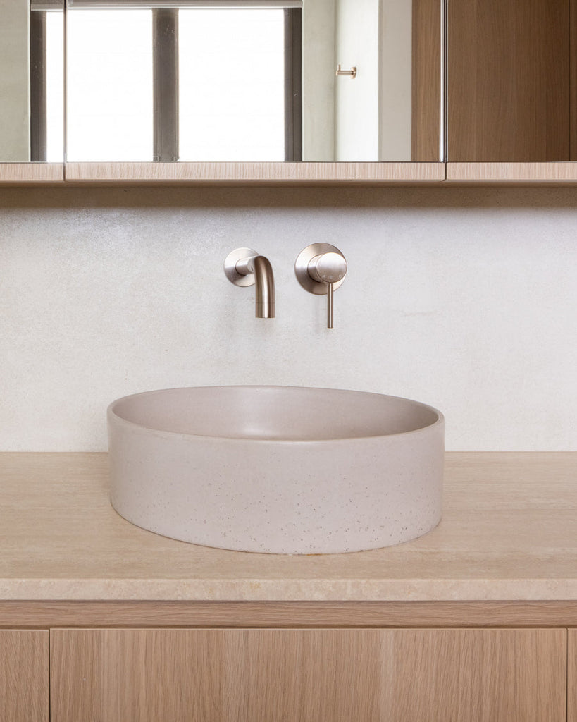 Meir Round Wall Mixer Finish Only - Champagne Rose Gold