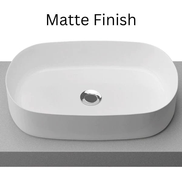 Myrtle 550 x 360 Matte White Ceramic
