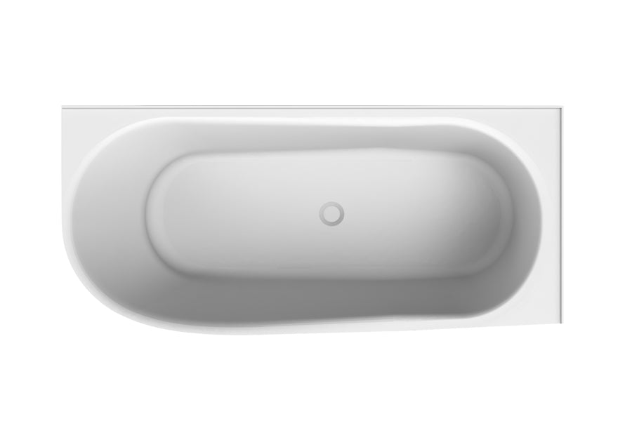 Decina Natalia 1700 Freestanding Bath - Gloss White