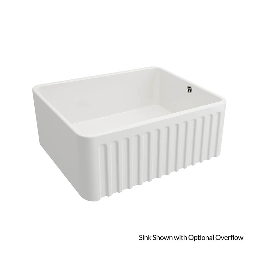 Turner Hastings Novi 60x46 Fireclay Butler Sink - Gloss White