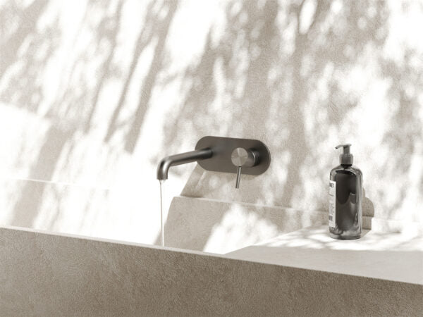 Nero ZEN SS316L Wall Basin/Bath Mixer - Graphite