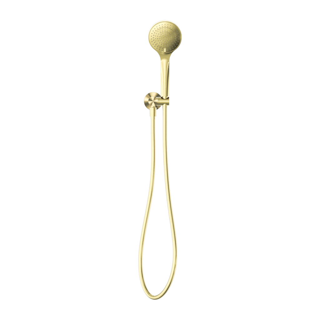 Nero Mecca Shower Bracket with Air Shower - Brushed Gold