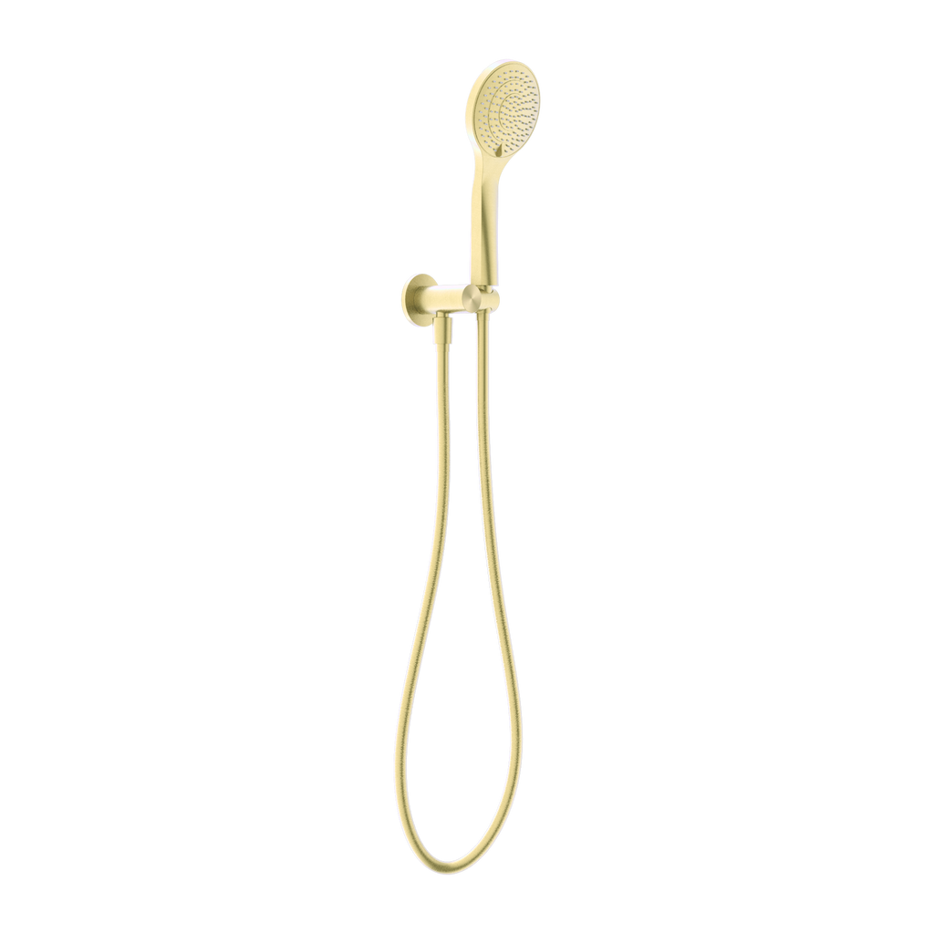 Nero Mecca Shower Bracket with Air Shower - Brushed Gold
