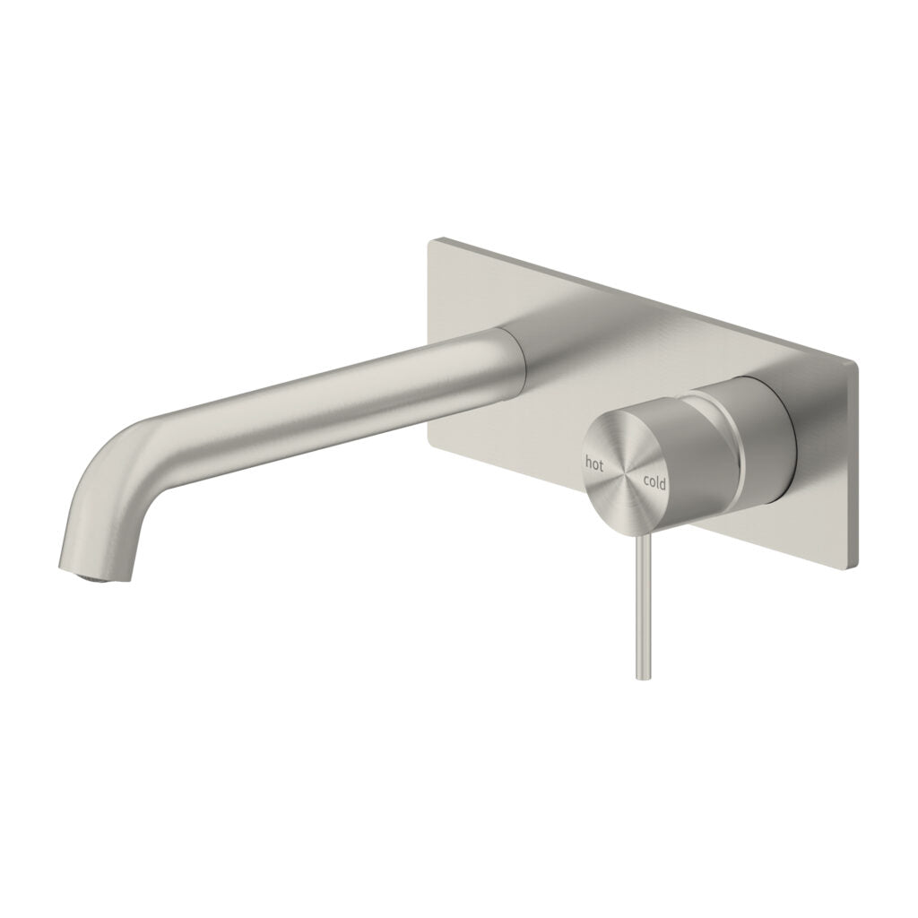 Nero Mecca Tapware Shower Mixer Package - Brushed Nickel