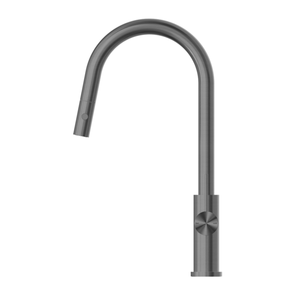 Nero Mecca Pull Down Sink Mixer With Veggie Spray Function - Gunmetal Grey