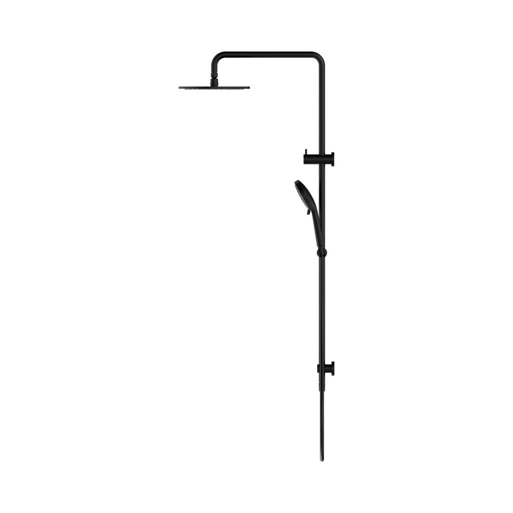 Nero Round Twin Shower - Matte Black