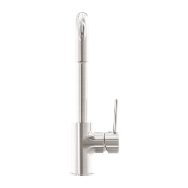 Nero Dolce Square Shape Kitchen Mixer - Brushed Nickel