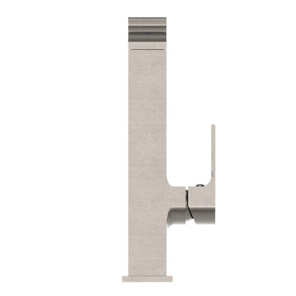 Nero Bianca Sink Mixer - Brushed Nickel