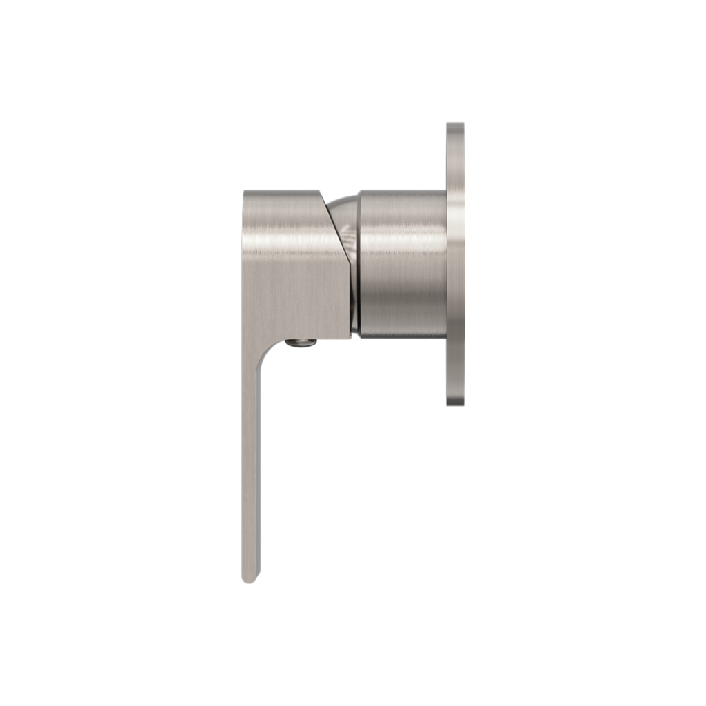 Nero Bianca Shower / Bath Mixer 80mm - Brushed Nickel