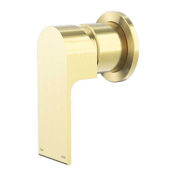 Nero Bianca Shower / Bath Mixer 60mm - Brushed Gold
