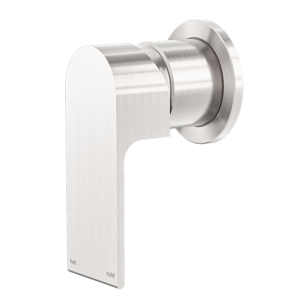 Nero Bianca Shower / Bath Mixer 60mm - Brushed Nickel