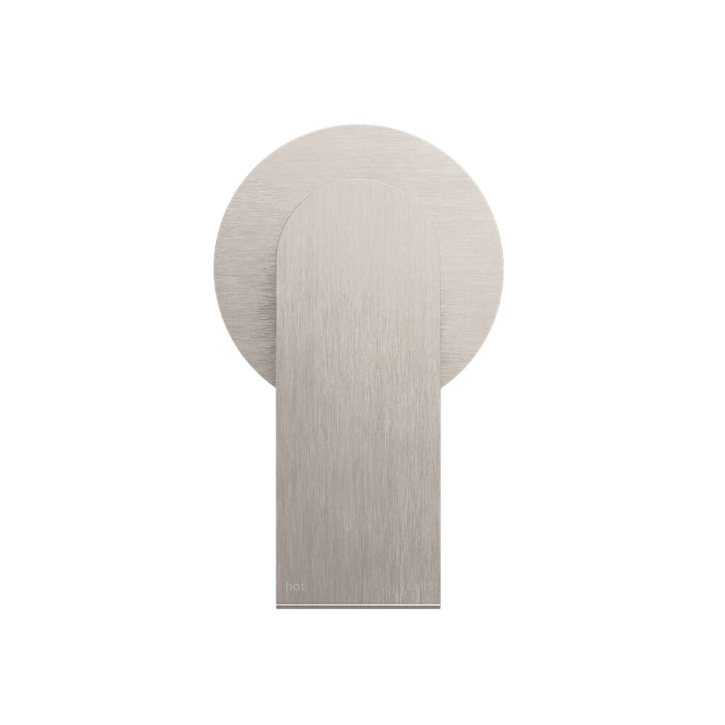 Nero Bianca Shower / Bath Mixer 80mm - Brushed Nickel