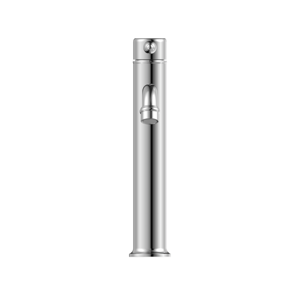 Nero York Straight Tall Basin Mixer - Chrome