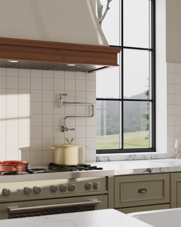 Nero York Wall Mounted Pot Filler - Brushed Nickel