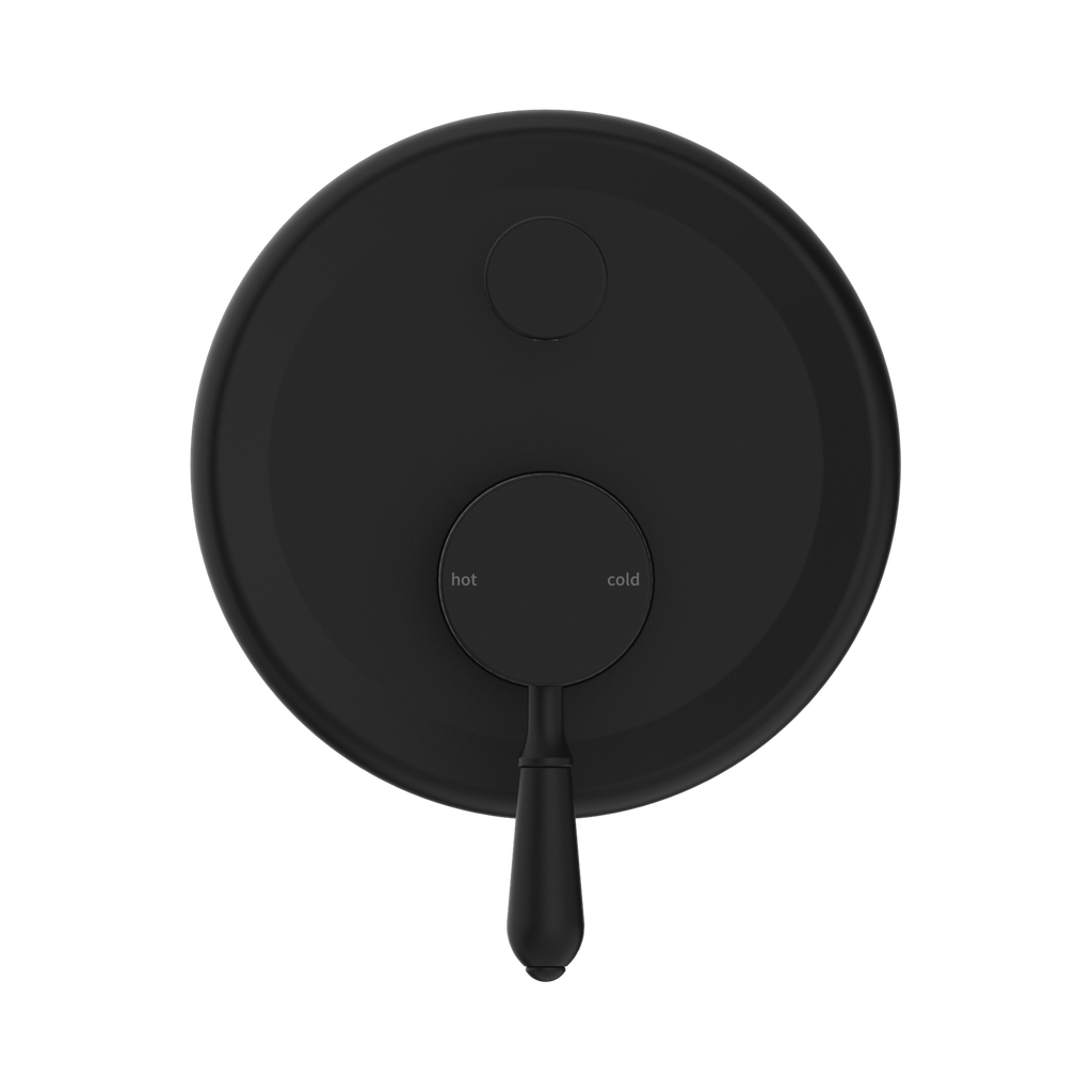 Nero York Shower Mixer With Diverter - Matte Black