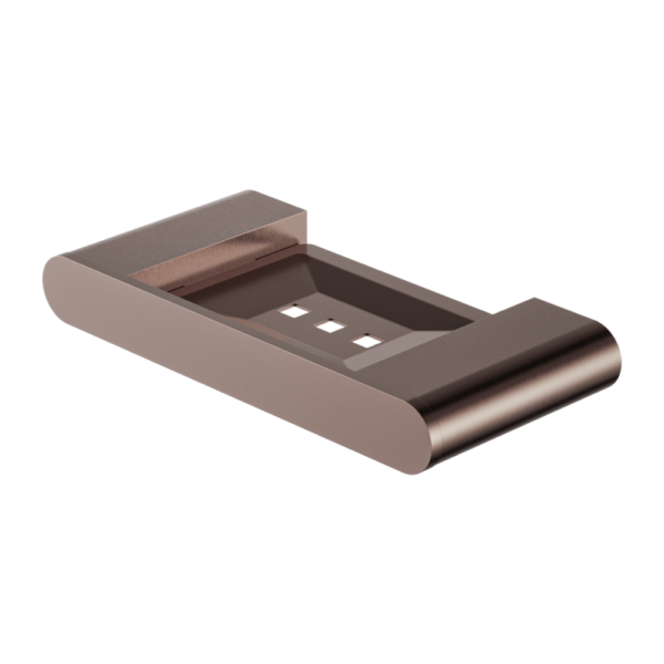 Nero Bianca Soap Dish Holder - Brushed Bronze