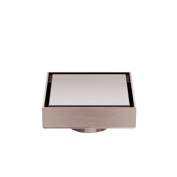Nero Tile Insert Floor Waste 50mm Outlet - Brushed Bronze