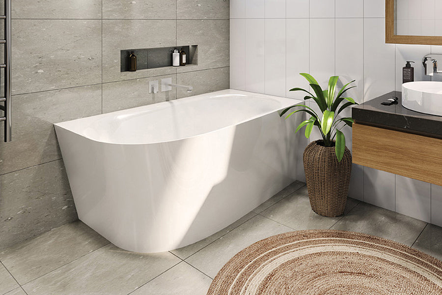 Decina Natalia 1700 Freestanding Bath - Gloss White