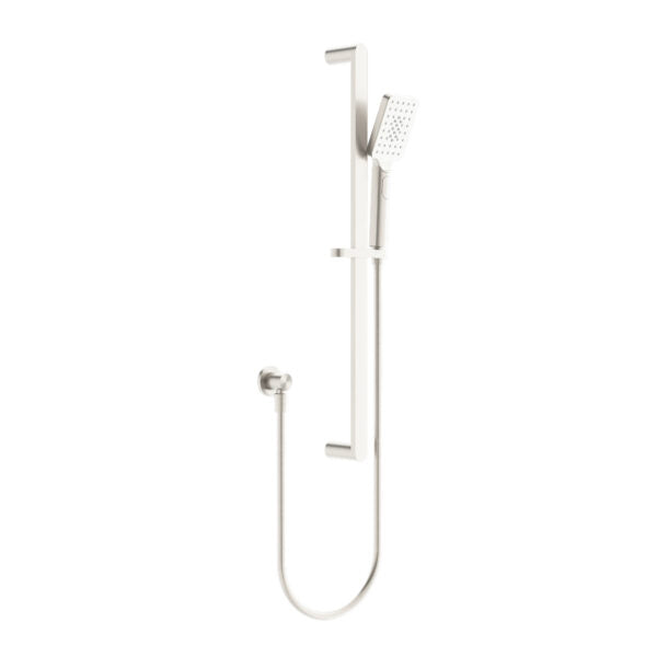 Nero Bianca Rail Shower - Brushed Nickel