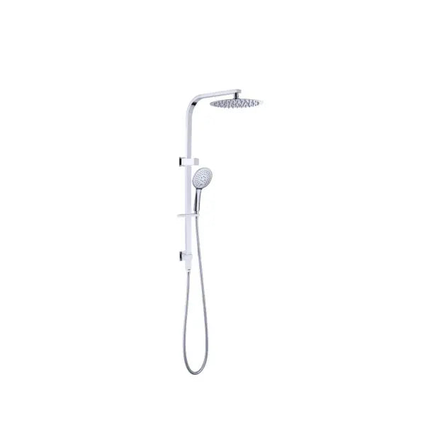 Nero Bianca Round Combination Shower 250mm - Chrome