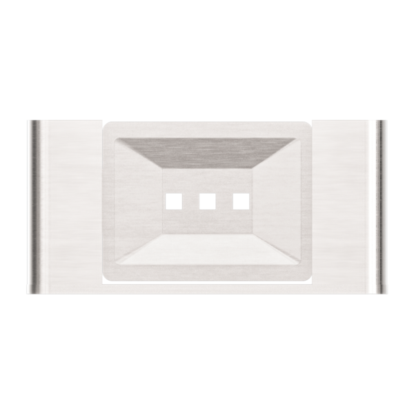 Nero Bianca Soap Dish Holder - Brushed Nickel