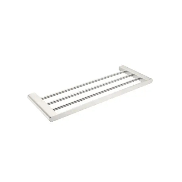 Nero Bianca Towel Rack - Brushed Nickel