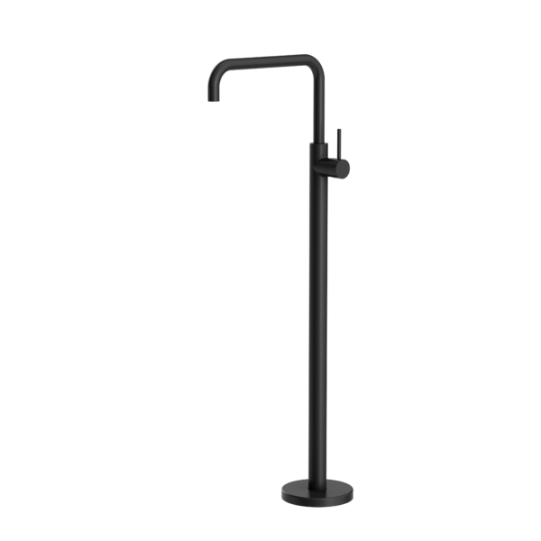Nero Mecca Freestanding Bath Mixer Square Shape - Matte Black