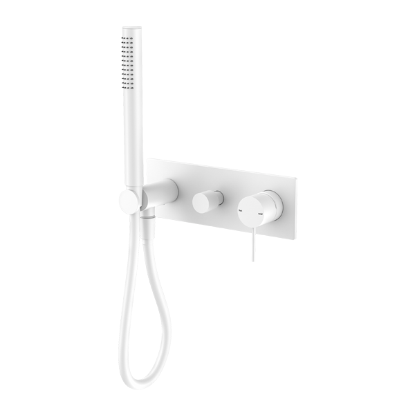 Nero Mecca Shower Mixer Diverter System - Matte White