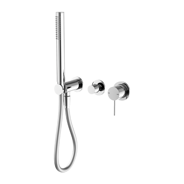 Nero Mecca Shower Mixer Diverter System (Separate Back Plate) - Chrome