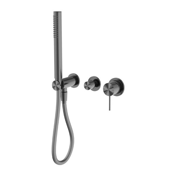 Nero Mecca Shower Mixer Diverter System (Separate Back Plate) - Gunmetal