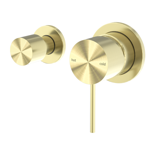 Nero Mecca Shower Mixer with Horizontal 2 Way Divertor - Brushed Gold