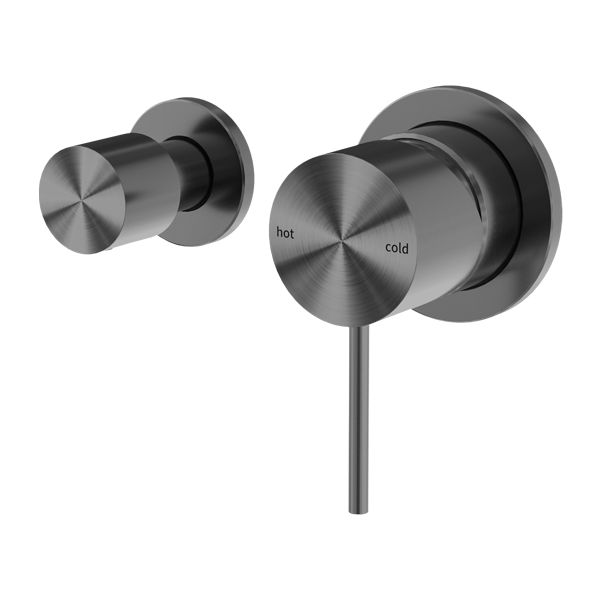 Nero Mecca Shower Mixer with Horizontal 2 Way Divertor - Gunmetal