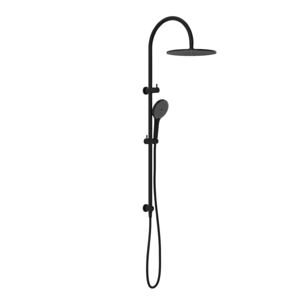 Nero Mecca Twin Shower with Air Shower II - Matte Black
