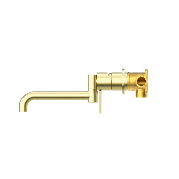 Nero Mecca Wall/Basin Bath Mixer Swivel Spout - Brushed Gold