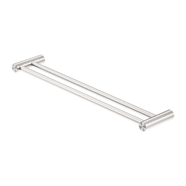 Nero ZEN SS316L Double Towel Rail - Brushed Nickel