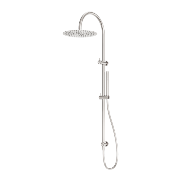 Nero ZEN SS316L Twin Outdoor Shower - Brushed Nickel
