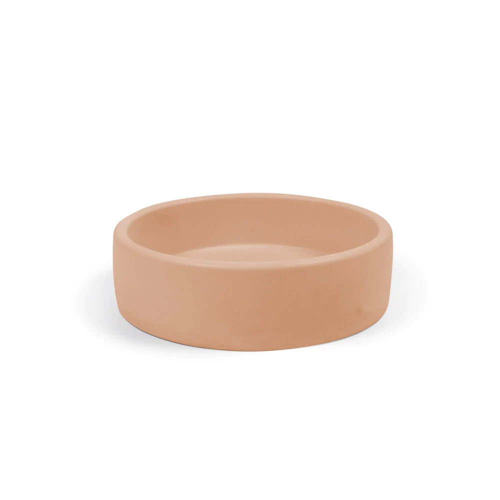 Nood Co Bowl Basin Surface Mount - Pastel Peach