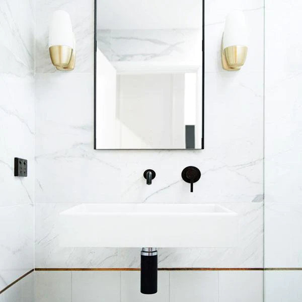Nood Co Box Basin Wall Hung - Ivory