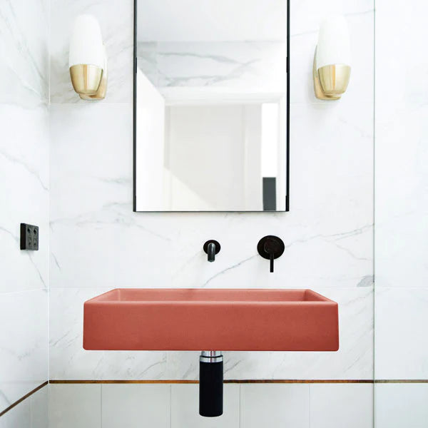 Nood Co Box Basin Wall Hung - Musk