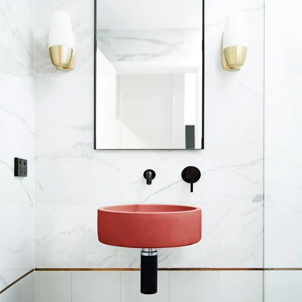 Nood Co Hoop Basin Wall Hung - Musk