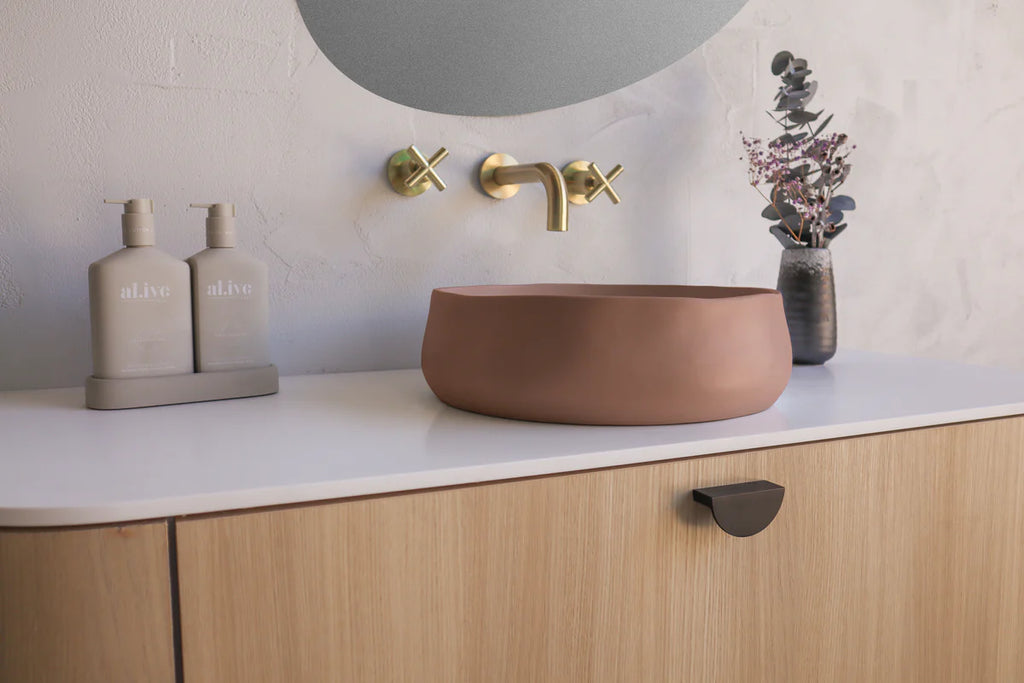 Nood Co Mill Basin Wall Hung - Blush Pink