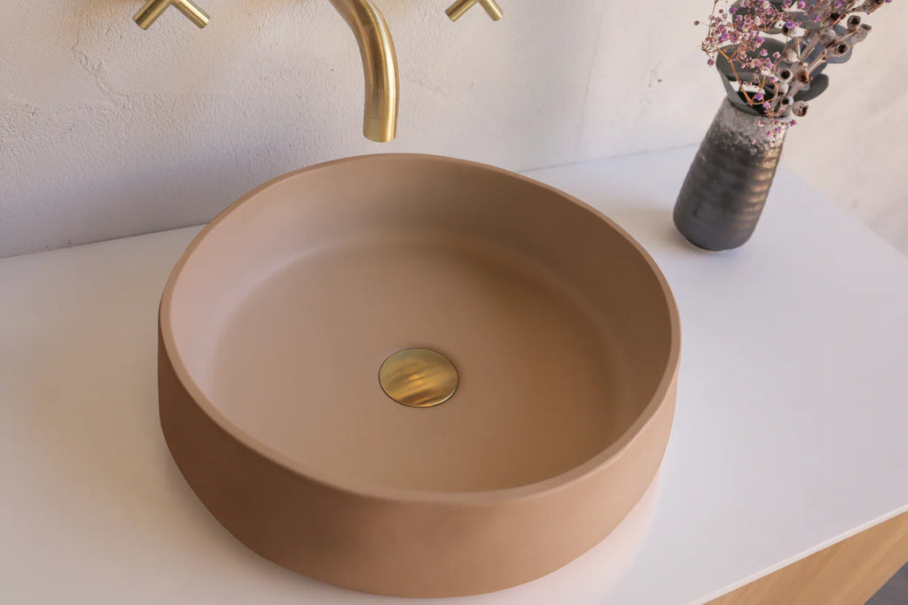 Nood Co Mill Basin Wall Hung - Pastel Peach