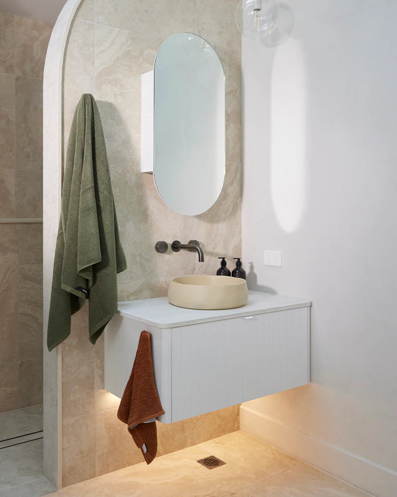 Nood Co Mill Basin Wall Hung - Sand