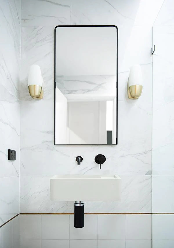 Nood Co Shelf 01 Basin Wall Hung - Ivory