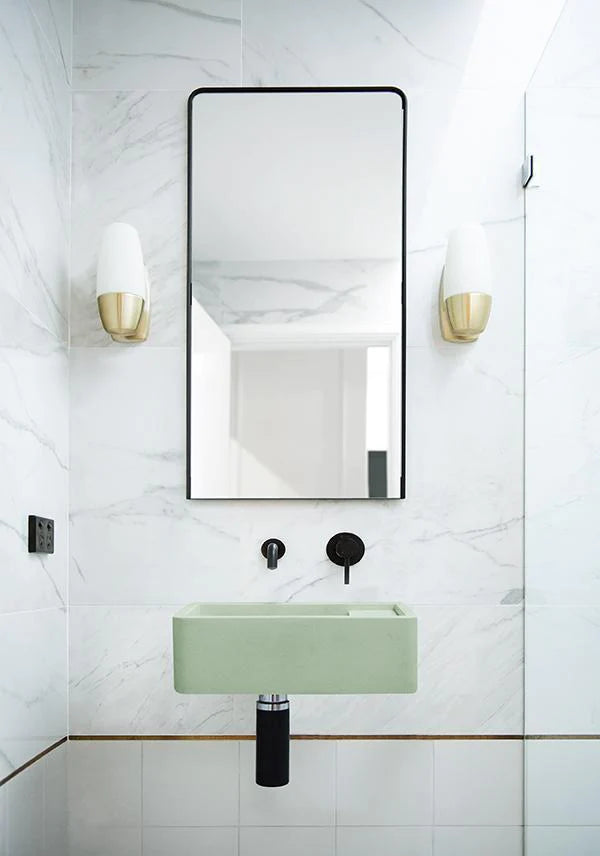 Nood Co Shelf 01 Basin Wall Hung - Mint